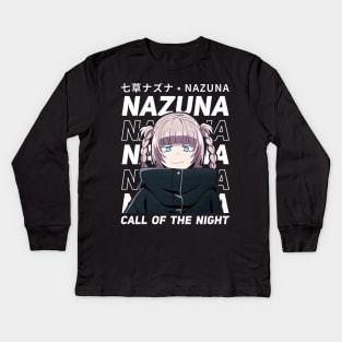 Call Of The Night Nazuna Kids Long Sleeve T-Shirt